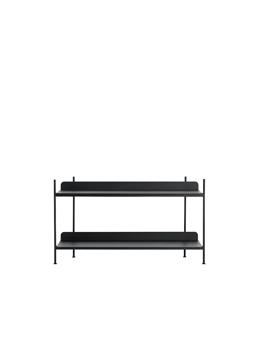 Compile Shelving System, configuration 1 fra Muuto - Black - Jacobsen Plus