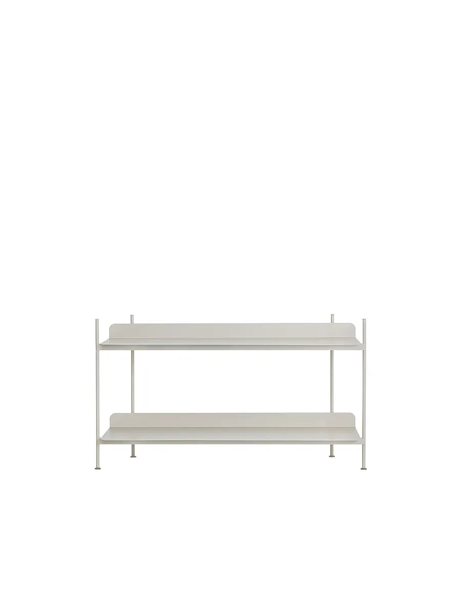 Compile Shelving System, configuration 1 fra Muuto - Grey - Jacobsen Plus