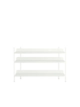 Compile Shelving System, Konfiguration 2 von Muuto - Weiß - Jacobsen Plus