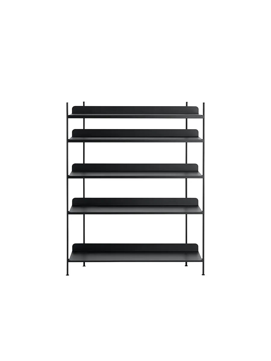 Compile Shelving System, configuration 3 fra Muuto - Black - Jacobsen Plus
