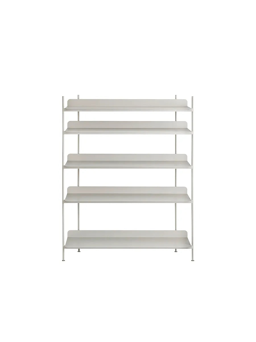 Compile Shelving System, configuration 3 fra Muuto - Grey - Jacobsen Plus