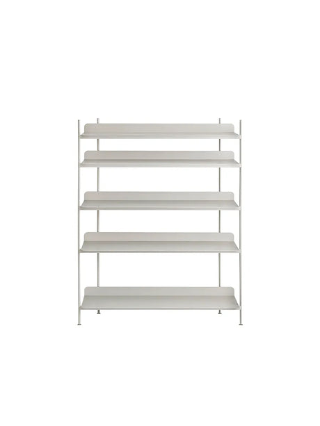 Compile Shelving System, Konfiguration 3 von Muuto - Grey - Jacobsen Plus