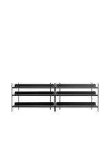 Compile Shelving System, configuration 6 fra Muuto - Black - Jacobsen Plus