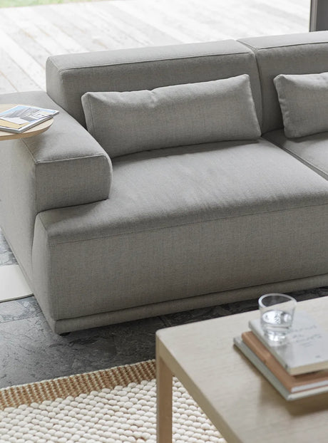 Connect Soft Modular 2 Pers. Sofa, Kombination 3 von Muuto - Clay 12 - Jacobsen Plus