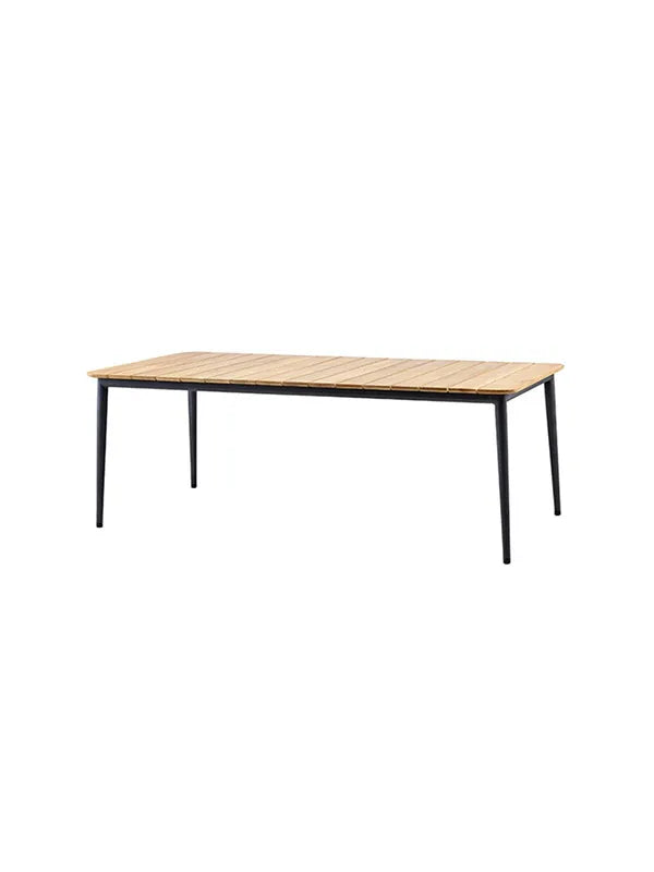 Core Bord, 210x90 cm fra Cane-line - Lava grå - Jacobsen Plus