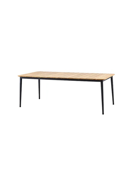 Core Bord, 210x90 cm fra Cane-line - Lava grå - Jacobsen Plus