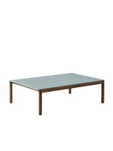 Couple Coffee Table, 120 x 84 cm fra Muuto - Pale Blue - Dark Oiled Oak / Plain - Jacobsen Plus
