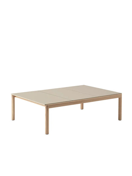 Couple Coffee Table, 120 x 84 cm von Muuto - Sand - Eiche / Plain - Jacobsen Plus