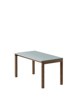 Couple Coffee Table, 40 x 84 cm fra Muuto - Pale Blue - Dark Oiled Oak / Plain - Jacobsen Plus