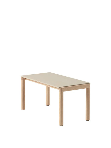 Couple Coffee Table, 40 x 84 cm von Muuto - Sand - Eiche / Plain - Jacobsen Plus