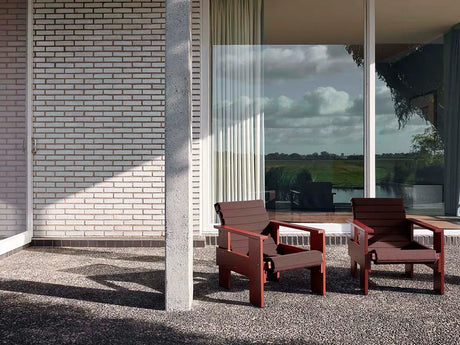 Quilted Sitzkissen für Crate Loungechair, Iron Red von HAY - 3 - Jacobsen Plus