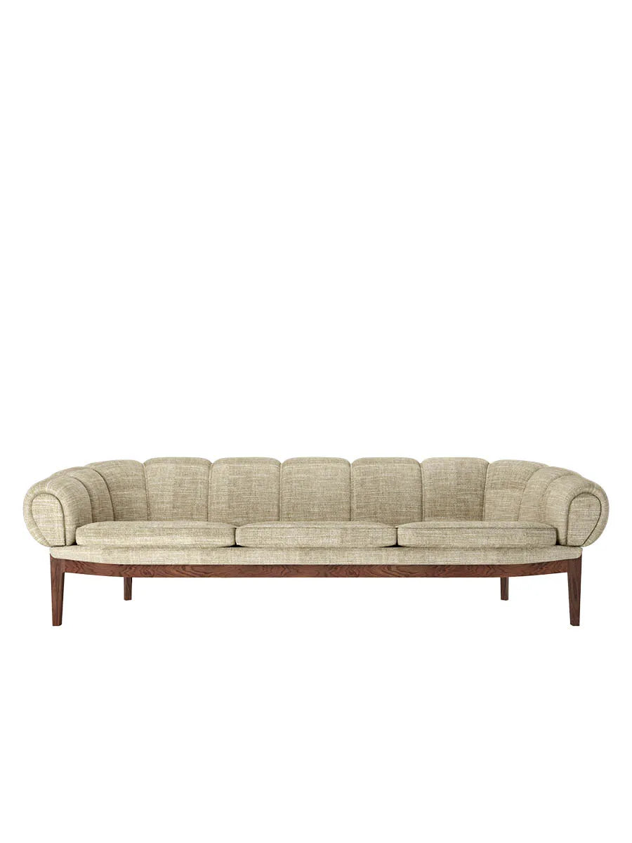 Croissant Sofa 3-Sitzer, Stoff von GUBI