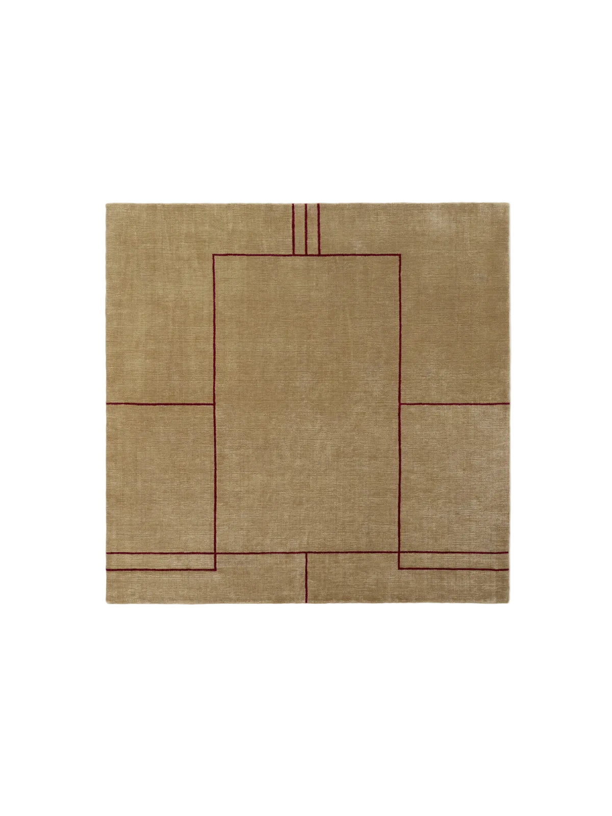Cruise Teppiche von &Tradition - Bombay Golden Brown / 240 x 240 cm - Jacobsen Plus