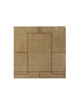 Cruise Teppiche von &Tradition - Bombay Golden Brown / 240 x 240 cm - Jacobsen Plus