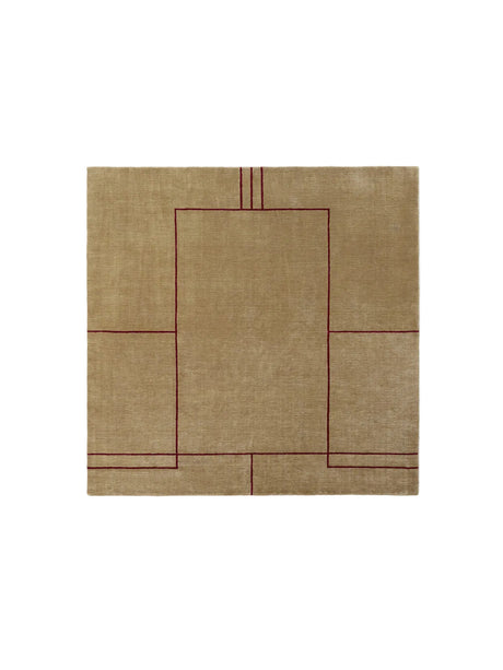 Cruise Teppiche von &Tradition - Bombay Golden Brown / 240 x 240 cm - Jacobsen Plus