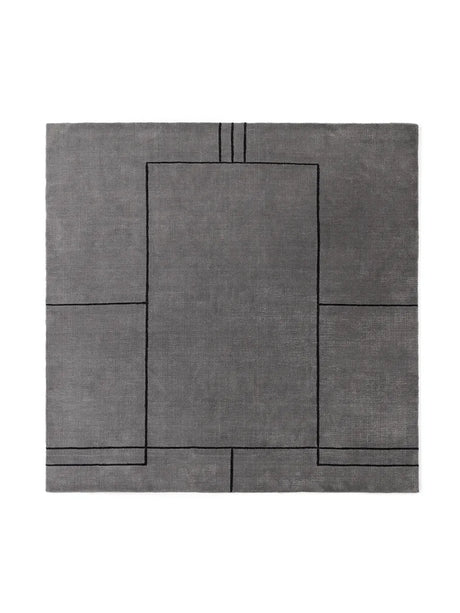 Cruise Teppiche von &Tradition - Colombo Grey Blue / 240 x 240 cm - Jacobsen Plus