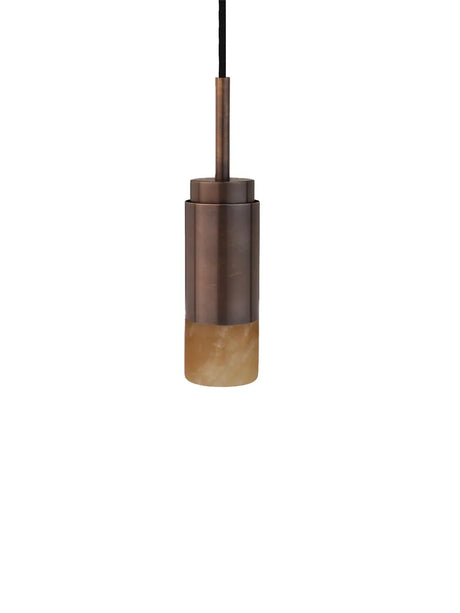 Donya ONYX Cylinder, amber fra Anour - Browned Brass - Jacobsen Plus