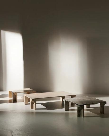 Doric Coffee Table 140 x 80 cm, Neutral White Travertin von GUBI - 3 - Jacobsen Plus