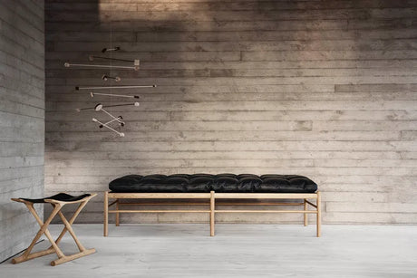 OW150 Daybed von Ole Wanscher - Eg-Stofgruppe 1 / Seifenbehandelt - Jacobsen Plus