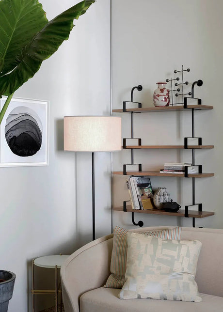 Démon 4 Shelves von GUBI - L: 215 cm / Schwarz gebeizte Esche - Jacobsen Plus