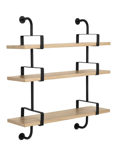 Démon 3 Shelves von GUBI - L: 215 cm / Schwarz gebeizte Esche - Jacobsen Plus