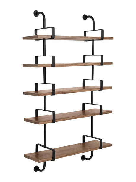 Démon 5 Shelves von GUBI - L: 215 cm / Schwarz gebeizte Esche - Jacobsen Plus