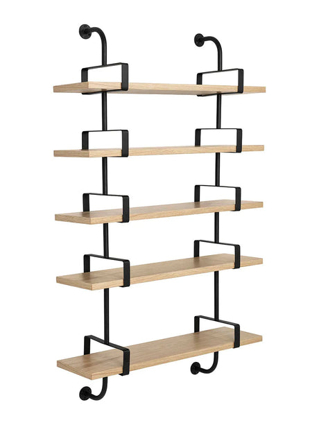 Démon 5 Shelves von GUBI - L: 215 cm / Schwarz gebeizte Esche - Jacobsen Plus