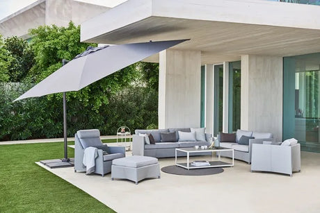 Hyde Luxe Sonnenschirm 3x3 m. mit Tilt inkl. Fuß von Cane-line - 2 - Jacobsen Plus