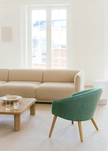 Konami 2½ pers. Sofa, loop 42 von Fredericia Furniture - 2 - Jacobsen Plus