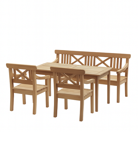 Skagerak Drachmann Set in Teak von Fritz Hansen - 1 - Jacobsen Plus