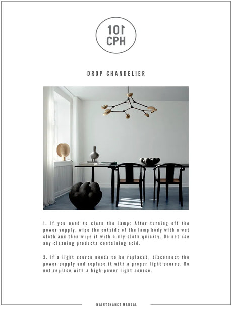 Drop Chandelier, oxidized von 101 Copenhagen - 5 - Jacobsen Plus
