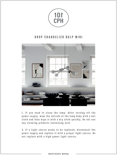 Drop Bulp Chandelier, mini grau von 101 Copenhagen - 4 - Jacobsen Plus