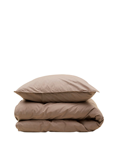 Duvet-Set & Kissenbezüge, 200x220 cm von Aiayu - Cocoa - Jacobsen Plus