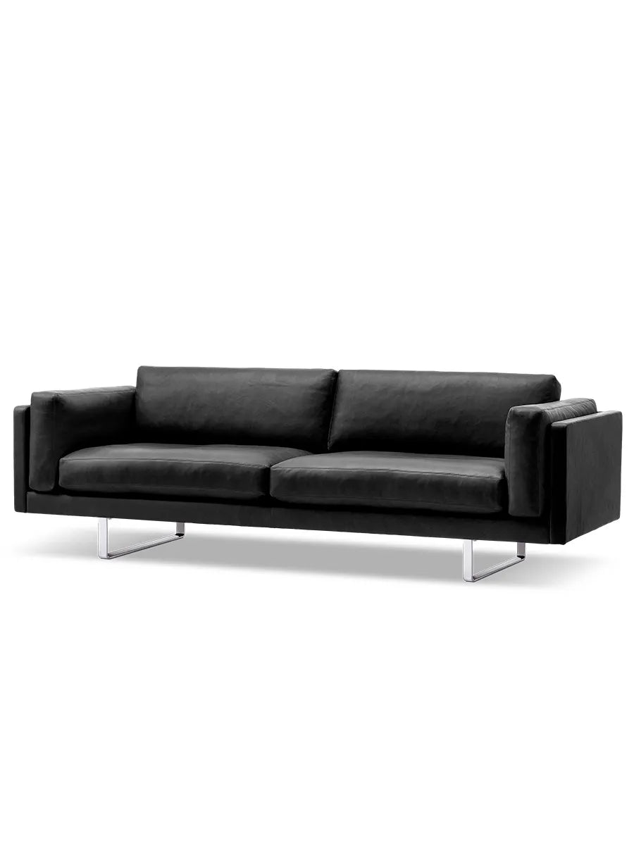 EJ 280 Pure Sofa i sort læder fra Erik Jørgensen - 2 - Jacobsen Plus