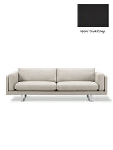 EJ280 Sofa fra Fredericia Furniture - Njord - Dark Grey / Model 8052 - 212 cm - Jacobsen Plus