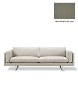 EJ280 Sofa fra Fredericia Furniture - Njord - Light Green / Model 8072 - 280 cm - Jacobsen Plus