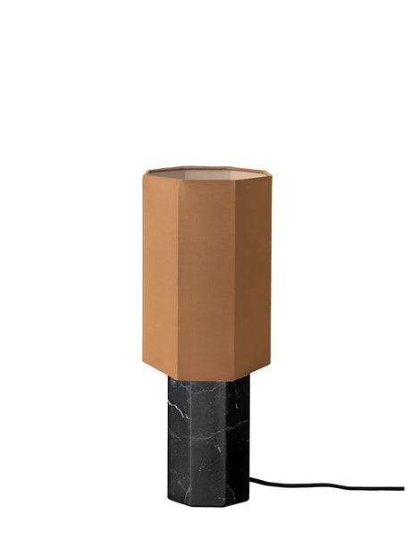 The Eight Over Eight Lamp Small, grey marble von Louise Roe - Messing - Jacobsen Plus