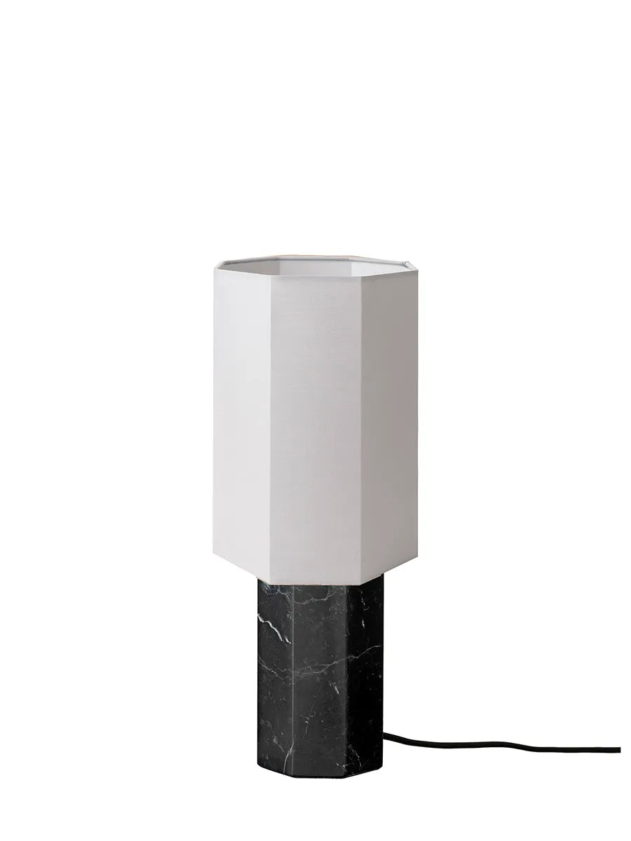 The Eight Over Eight Lamp Small, grey marble von Louise Roe