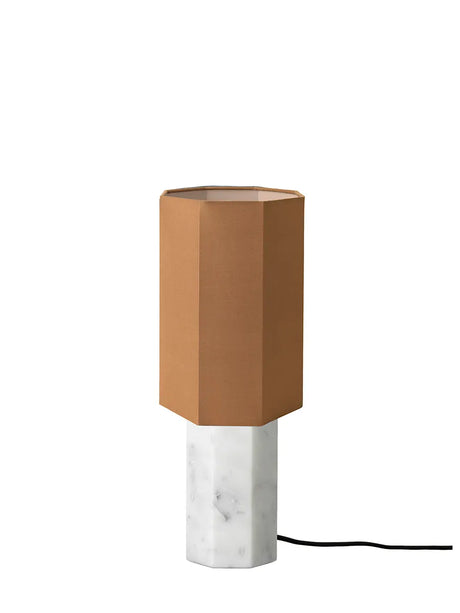 The Eight Over Eight Lamp Small, weißer Marble von Louise Roe - Messing - Jacobsen Plus