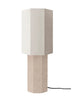 The Eight Over Eight Lamp Large, Beige Travertin fra Louise Roe
