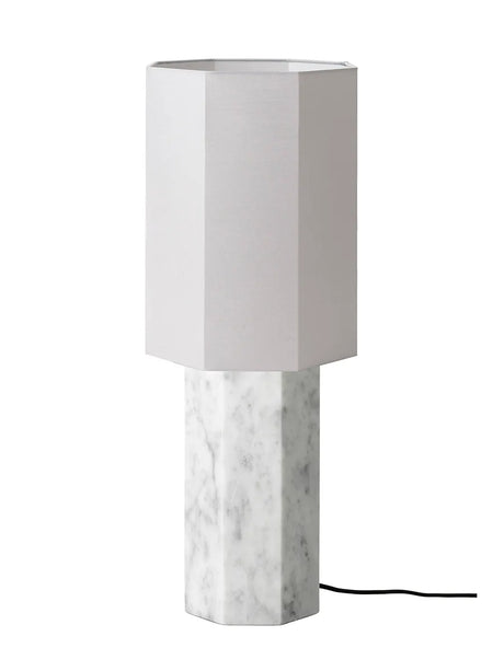 The Eight Over Eight Lamp Large, weißer Marble von Louise Roe - Messing - Jacobsen Plus