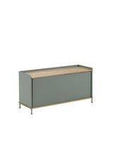 Enfold Sideboard, 124 x 45 cm fra Muuto - Dusty Green - Jacobsen Plus
