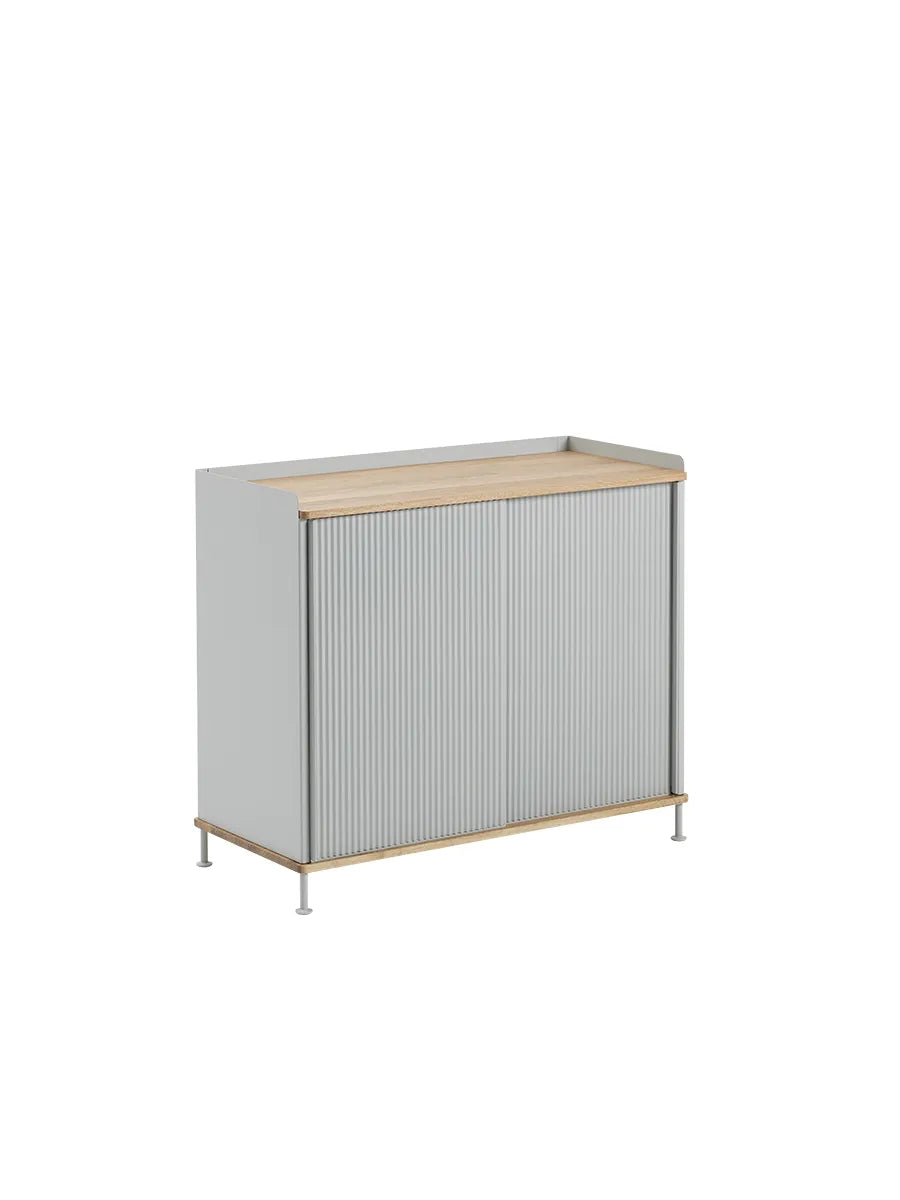 Enfold Sideboard, 100 x 45 cm fra Muuto - Grey - Jacobsen Plus