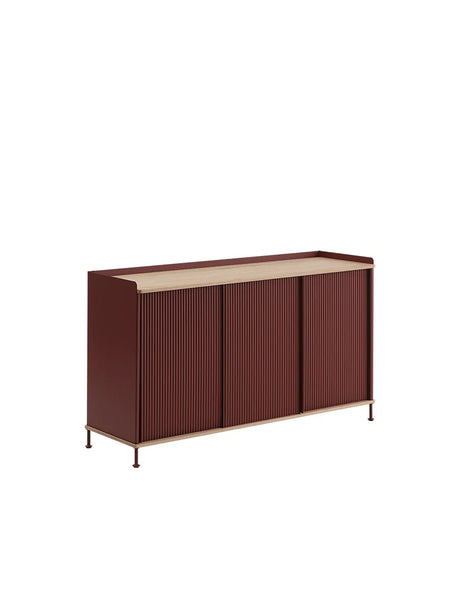Enfold Sideboard, 148 x 45 cm von Muuto - Schwarz - Jacobsen Plus