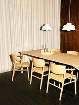 Concert Pendelleuchte, White von Fritz Hansen - 2 - Jacobsen Plus