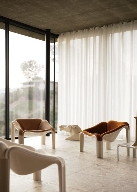 F300 Lounge Chair von GUBI - Molé - Alpaca Alto Dedar 015 - Jacobsen Plus