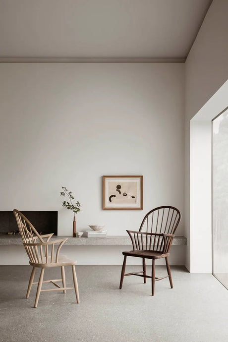 FH38 Windsor Stuhl von Frits Henningsen - Eiche geseift - Jacobsen Plus