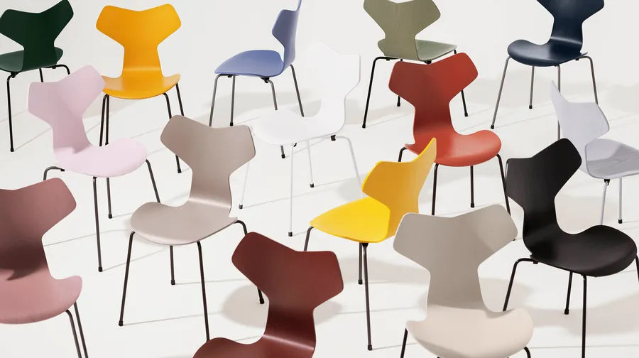 3130 Grand Prix stol lakeret af Arne Jacobsen - 7 - Jacobsen Plus