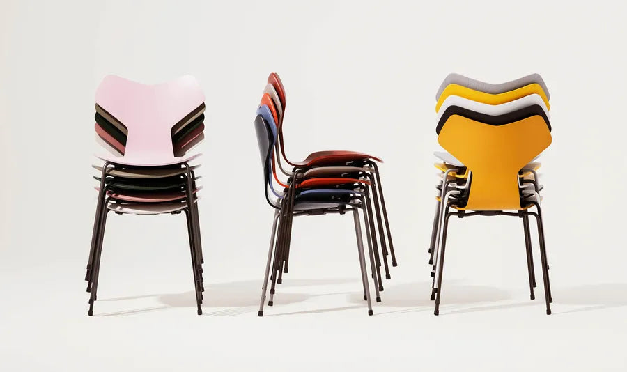 3130 Grand Prix stol lakeret af Arne Jacobsen - 8 - Jacobsen Plus