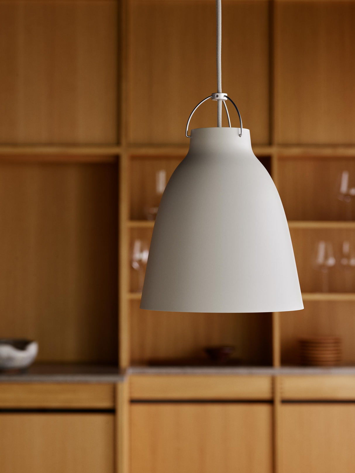 Caravaggio Pendelleuchte, matt von Fritz Hansen - 3 - Jacobsen Plus